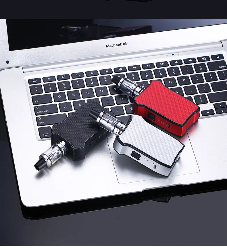 Электронная сигарета 80 Вт Vape Kit Mech Box Mod Vaping 20 до управляемый испаритель 2200 мАч