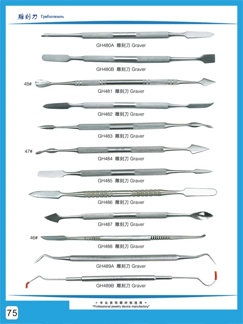Инструмент для ювелирных изделий стоматологические инструменты вощёная лопатка