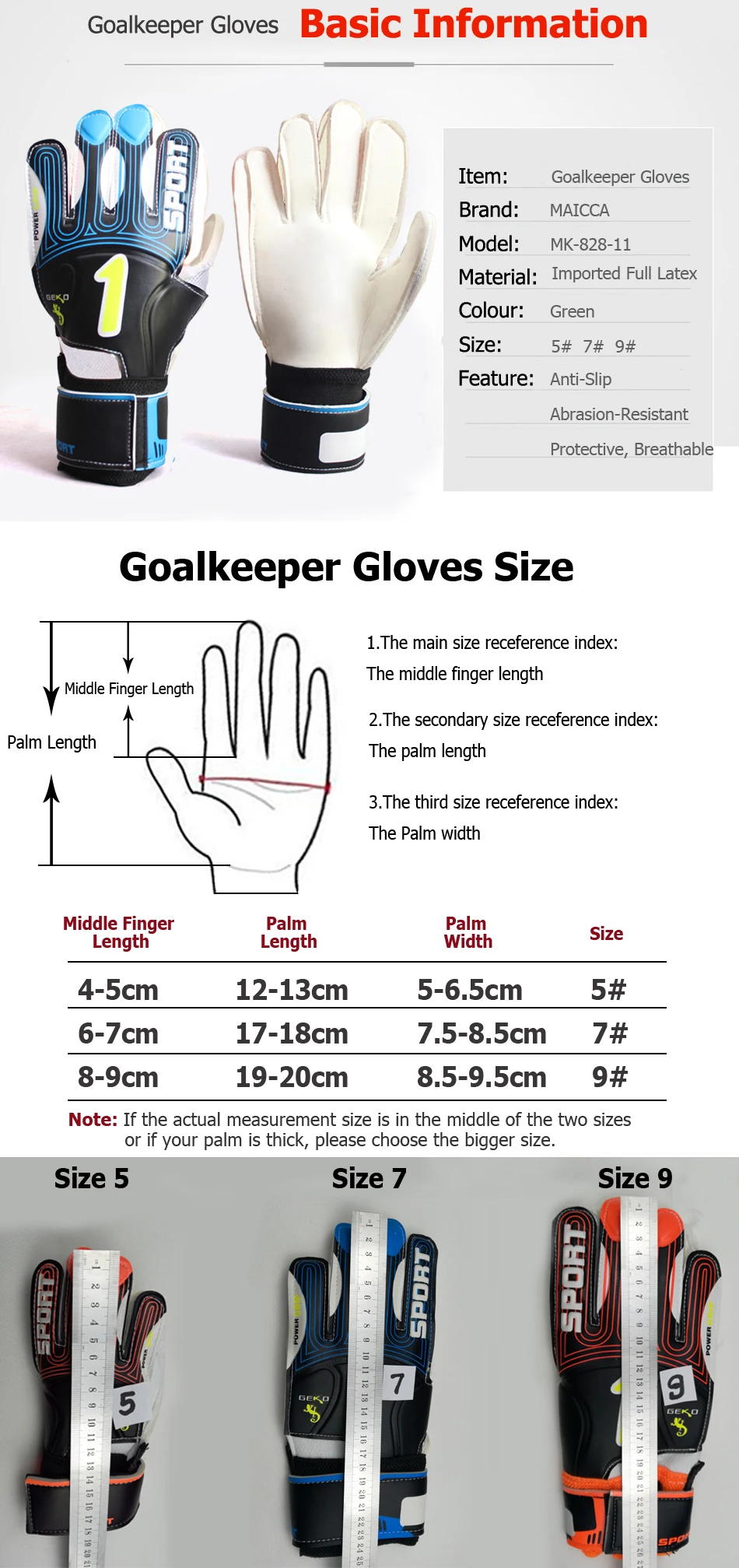 Футбольного вратаря добавить защита для пальца Профессиональный Футбол Вратарь Перчатки