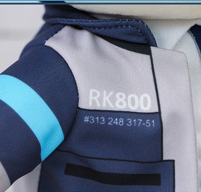 

Cartoon Plush Toys Detroit Become Human RK800 Connor Plush Toy Game Stuffed Pillow Doll Cosplay Props Cute Gift for Kid