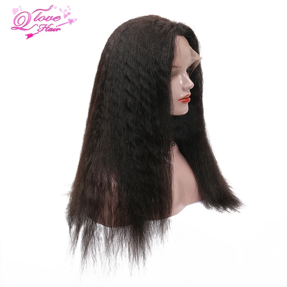 Queen Love Hair кудрявый прямой парик человеческие волосы кружевные парики бразильские