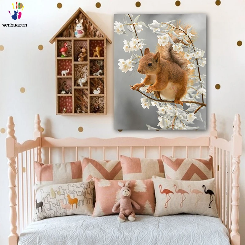 DIY картинки для раскраски по номерам в различных расцветках с применением