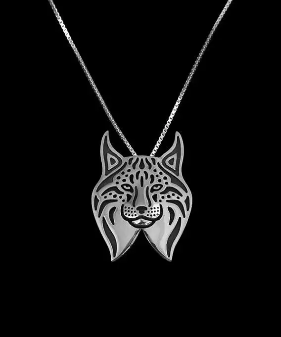 

DANGGAO Newest Unique Handmade Lynx pendant women chain choker necklace Dog charm Jewelry Pet Lovers Gift Idea