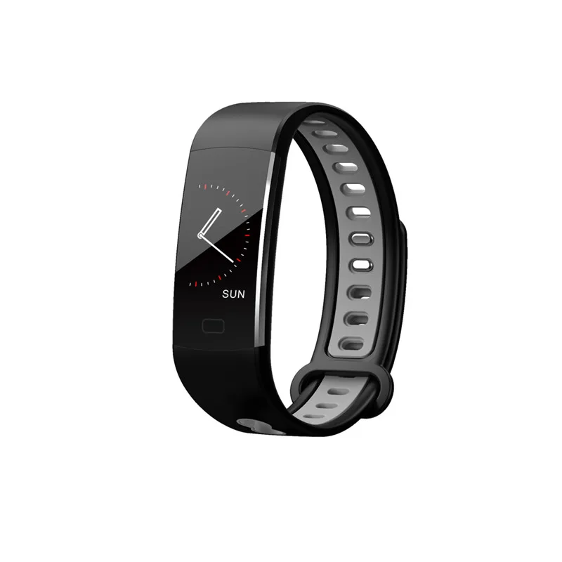 black silver LIGE новые женские Смарт-часы, со светодиодом, цветной экран, модные спортивные часы с шагомером, Android, Смарт-часы для мужчин, Relogio inteligente+ коробка - Цвет: black silver