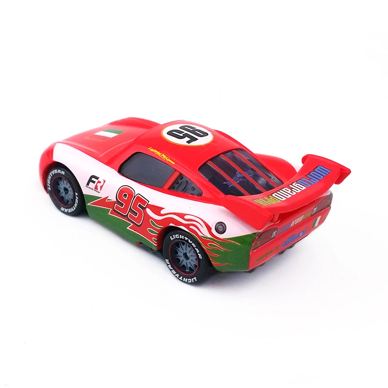 Disney Pixar Cars No.95 Молния Маккуин Италия узор 1:55 литья под давлением металлическая