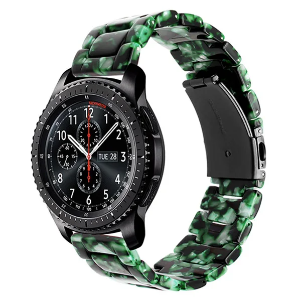 22 мм быстросъемный резиновый ремешок для samsung gear S3 классический Frontier часы ремешок из нержавеющей стали ремешок с пряжкой браслет