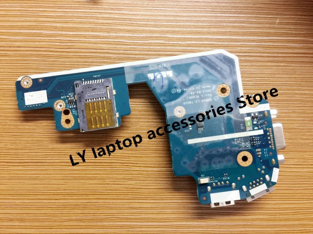 Оригинальная плата интерфейса USB для ноутбука DELL Latitude E5430 NIC VGA LS 7901P|Пелти ЖК-экранов| |