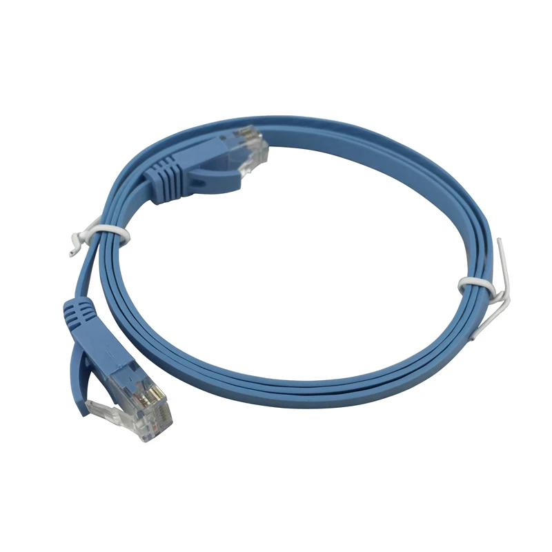 1 м кабели Ethernet Плоский CAT6 плоский сетевой кабель UTP RJ45 соединительный LAN