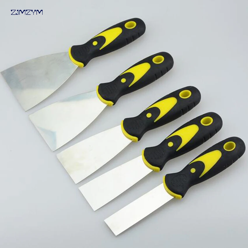 

2.5 inch Putty Knife 1pcs Scraper Blade Scraper Shovel Carbon Steel Plastic Handle Wall Plastering Knife Hand Tool 200x65mm