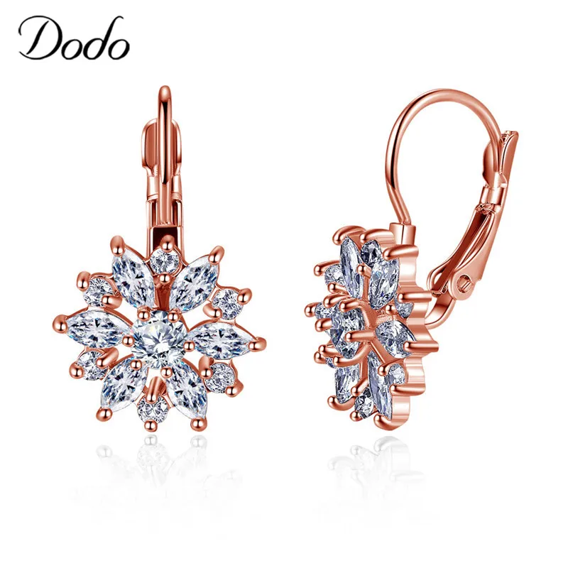 Горячая Мода Brincos серьги для девочек Bijoux Снежинка обруч женщин Роскошные