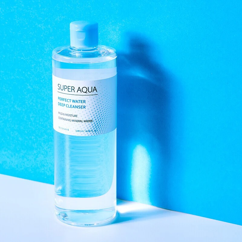 MISSHA 500 мл супер Аква идеальная вода глубокое очищение мягкий и увлажняющий макияж