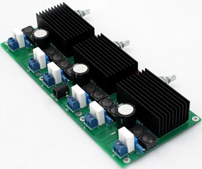 6 канальная Плата усилителя TDA7498/плата цифрового класса D DC24V 5A|amplifier board|digital amplifier