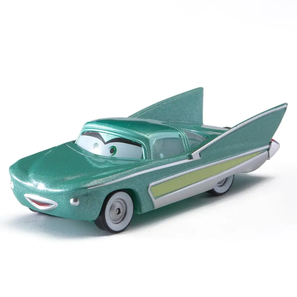 Модель из металлического сплава Disney Pixar Тачки Фло гоночная игрушка в масштабе 1:55