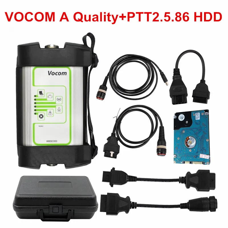 VOCOM A Quality V2.5.86 для Volvo 88890300 Vocom интерфейс грузовик диагностический инструмент с PTT2.5.86 HDD Vocom 88890300 для Renault/UD/Mack/Volvo - Цвет: VOCOM A Quality