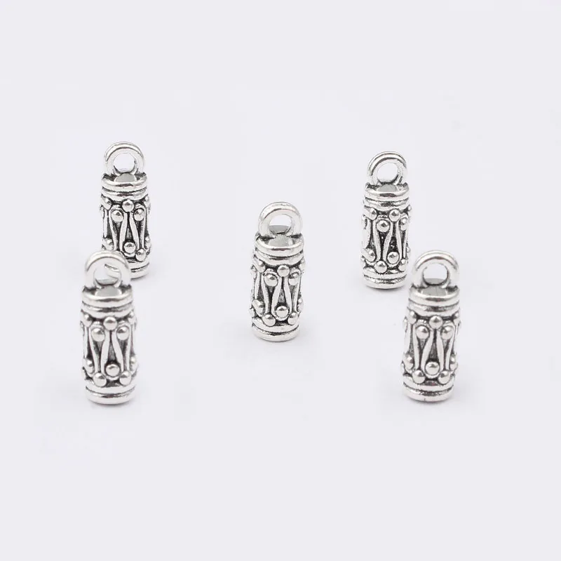 20pcs End Caps Bead Stopper For 2.5mm Round Leather Cord Tassel Jewelry Making Findings 5x13mm | Украшения и аксессуары