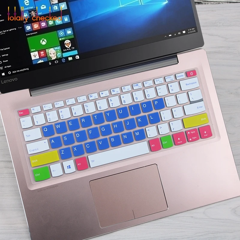 Для lenovo ideapad V330-14ISK V330-14IKB 330S-14IKB V330 330s 14arr 720s 14 дюймов ноутбук силиконовый чехол с клавиатурой - Цвет: candyblue