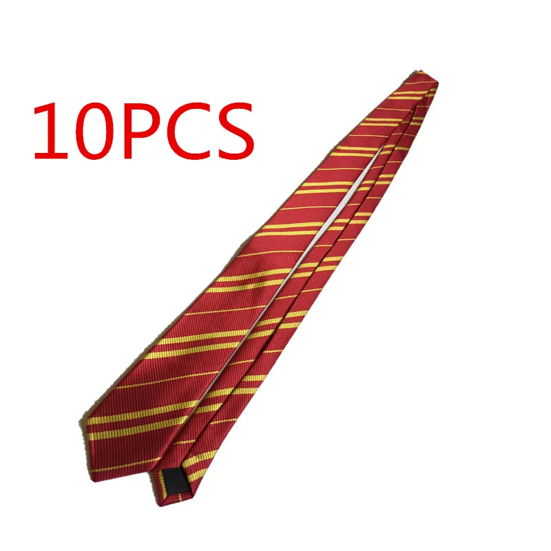 Gryffindor ; 10 шт./лот; галстук-бабочка; Карнавальный Костюм Гриффиндор Слизерин; галстук; Hufflepuff Ravenclaw; Галстуки; Гермиона Грейнджер - Цвет: Gryffindor
