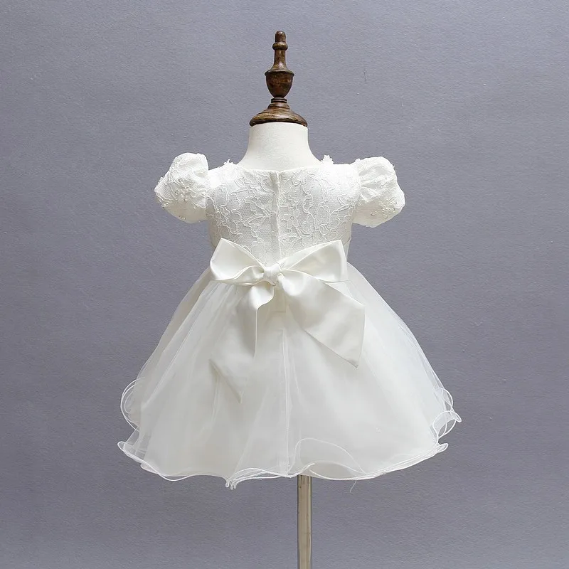 Платье кружевное атласное с вышивкой 3 шт./компл.|baptism christening|baby girls baptismbaby girl party dress