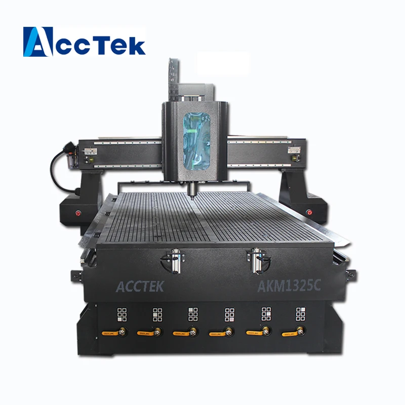 Горячая продажа! 3D деревообрабатывающий ATC CNC маршрутизатор AKM1325C с 9.0KW AIR COOIING
