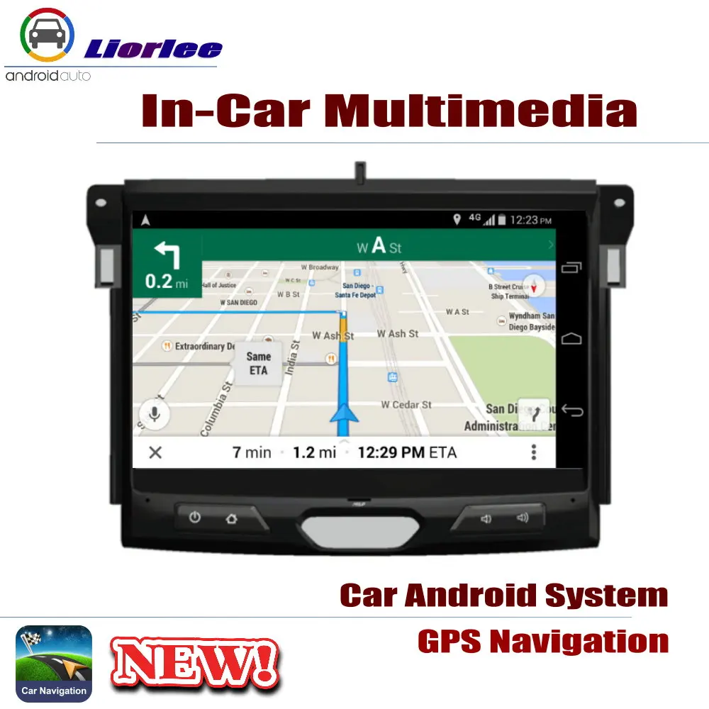 Автомобиль Радио DVD плеер gps навигации для Ford Ranger~ Android HD Displayer Системы Аудио Видео Стерео в тире головное устройство