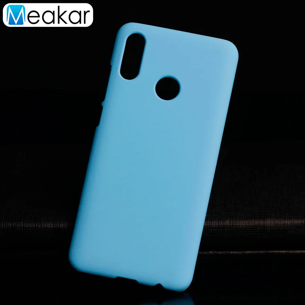 Матовый пластиковый чехол 6,21 для huawei P Smart чехол для huawei P Smart чехол-лента на заднюю панель - Цвет: Sky Blue