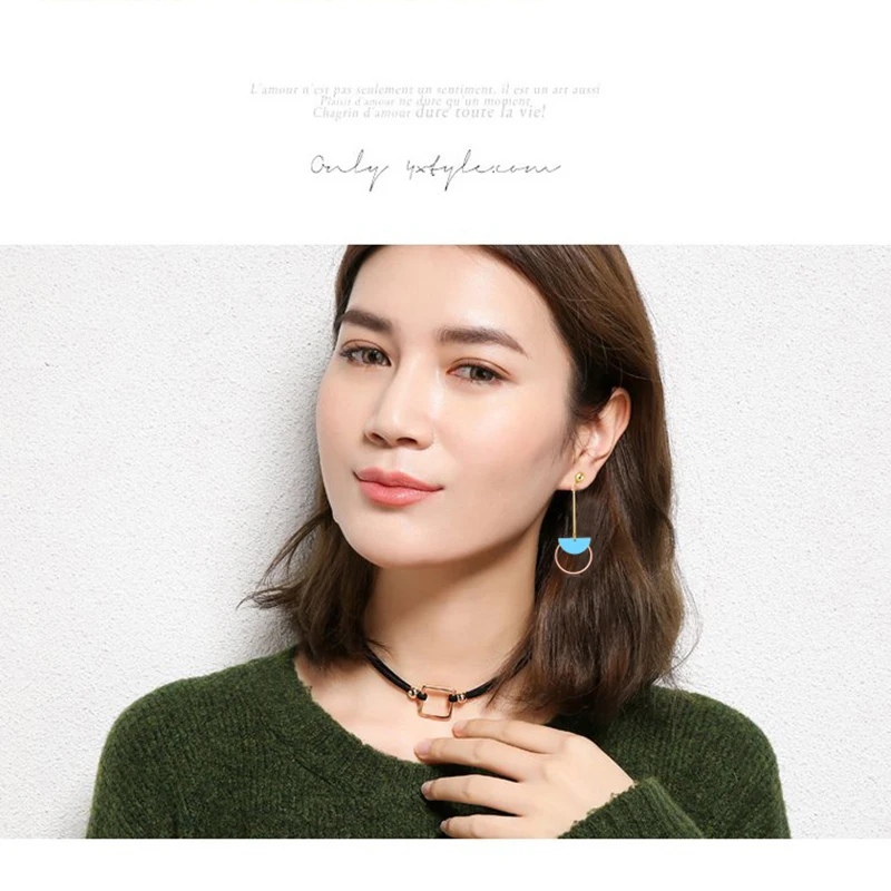 2017 новые массивные большие круглые серьги Золотые длинные висячие розовые и