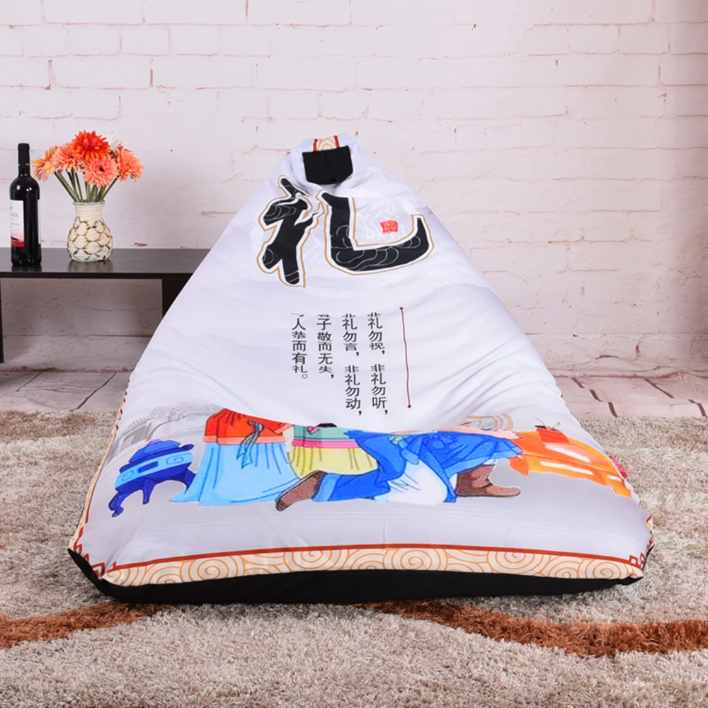 LEVMOON Beanbag кресло для дивана LI Pring Seat Zac удобная сумка кровати без наполнения 100%