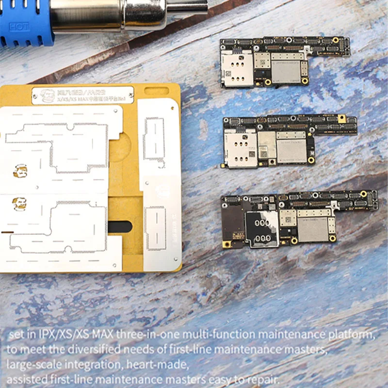 Механик 3 в 1 BGA Reballing Kit Набор материнская плата средняя рамка позиционирования PCB