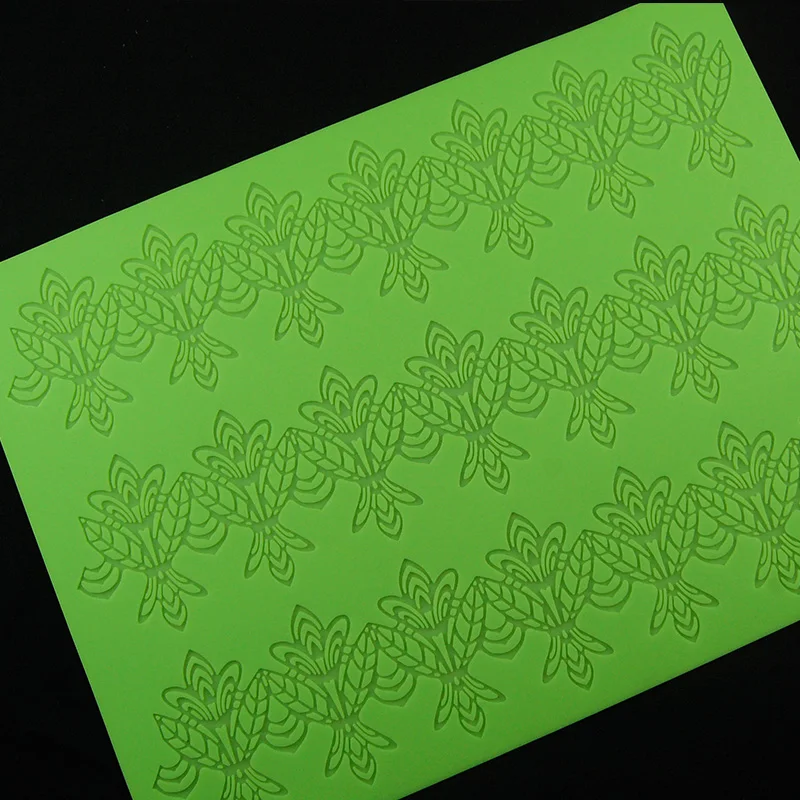 Силиконовый кружевной коврик для украшения тортов форма помадки силиконовая