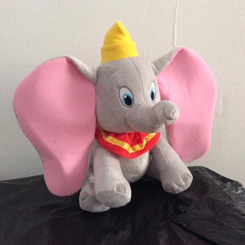 Бесплатная доставка 30 см 11 8 &quotмультфильм Dumbo Серый слон плюшевые игрушки Мягкий