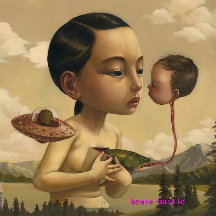 Mark Ryden детский необычный холст для живописи Тёмный мир гостиная спальня домашний