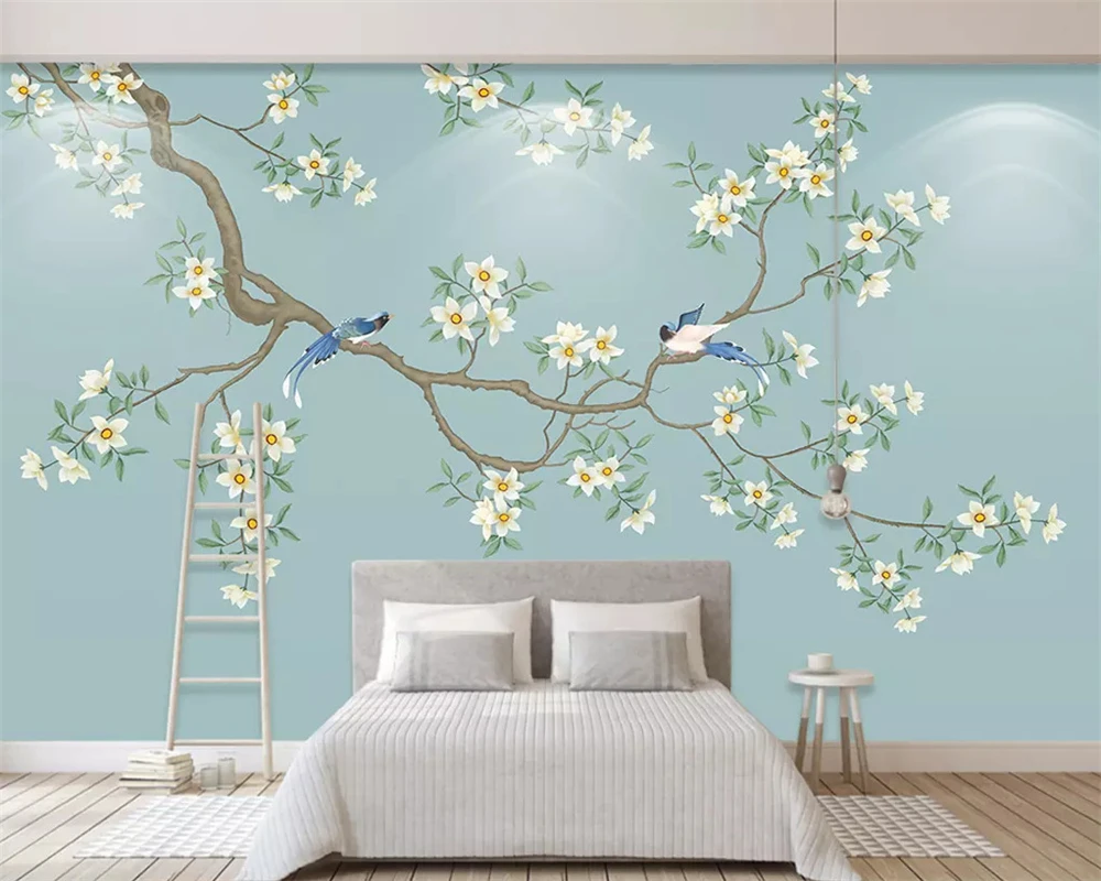 Beibehang papel de parede Customized 2019 экологически чистые простые маленькие свежие обои behang |