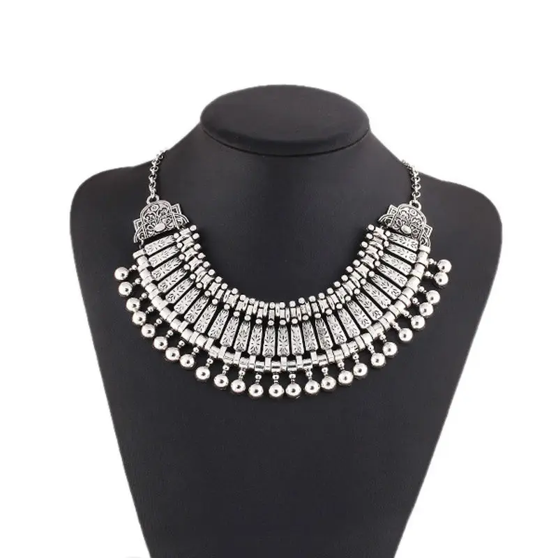 Luxury Maxi Necklace Big Bib Multi-layer Necklaces &amp Pendants Bohemian Colar Collar Vintage Statement Para Mulher | Украшения и
