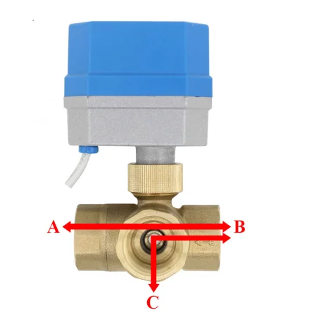AC220V /24V DC12V/24V 2 way 3way brass valve Motorized ball Electric electric actuator DN15 DN20 DN25 DN32 DN40 | Обустройство дома