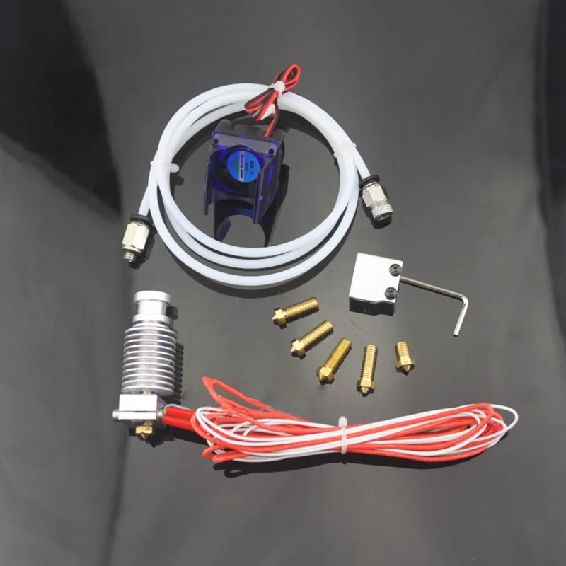 3D принтер j головки Hotend с охлаждающим вентилятором для 1 75/3 0 мм v6 Bowden Уэйд