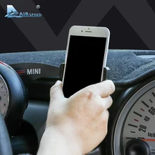 Airspeed for Mini Cooper F60 Countryman Accessories Union Jack Bracket Car Phone Holder Steering Wheel Rear Phone Mobile Mount