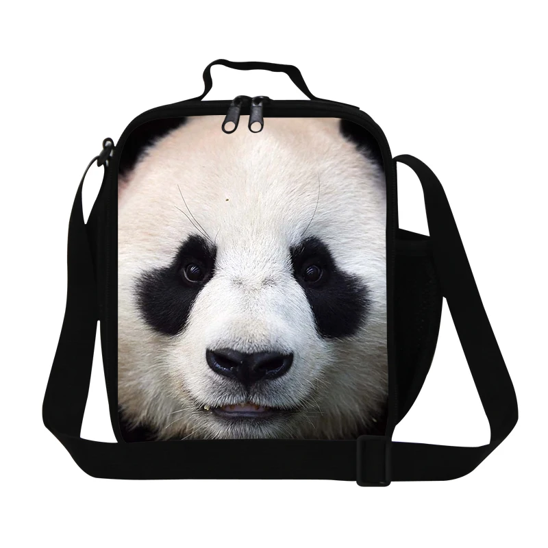 Сумка для ланча с 3D принтом панды детей Термальный дорожный мешок пикника