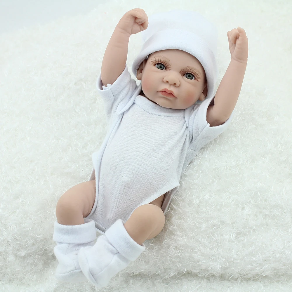 KAYDORA 10 дюймов перерожденные куклы Младенцы реалистичные Мини Bebe Menino Menina Ванна