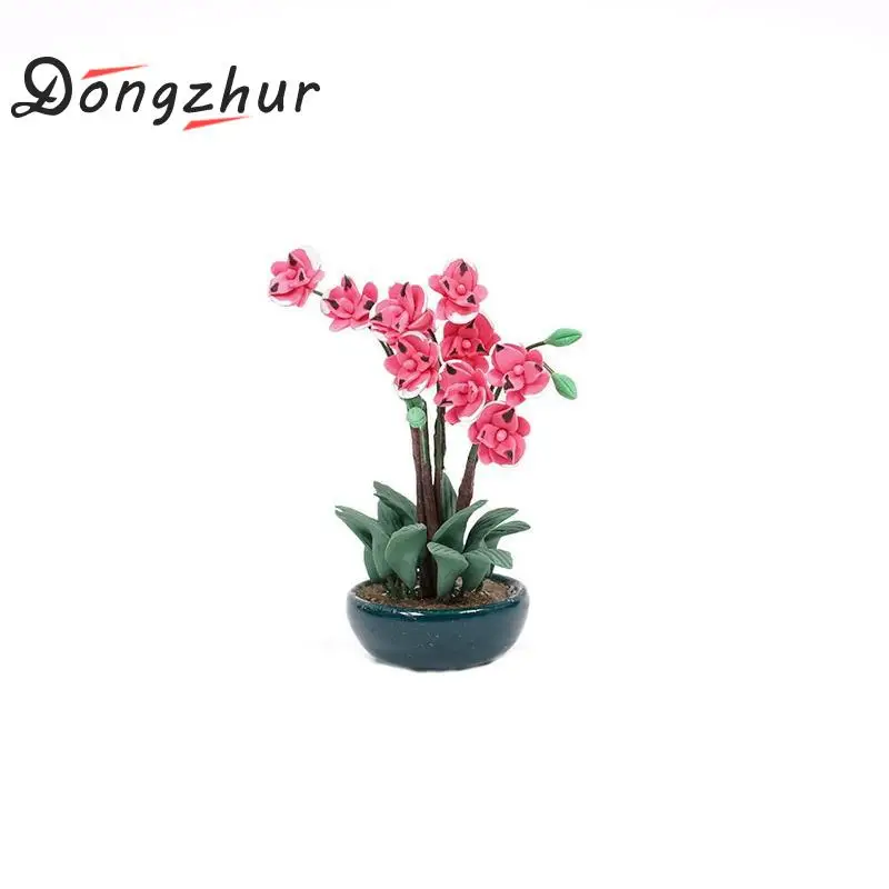 Dongzhur садовый кукольный домик миниатюрный глиняный цветочный горшок для орхидеи