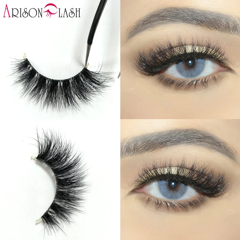 3D норковые ресницы невидимая лента Накладные Крылатый стилей прозрачный Пластик