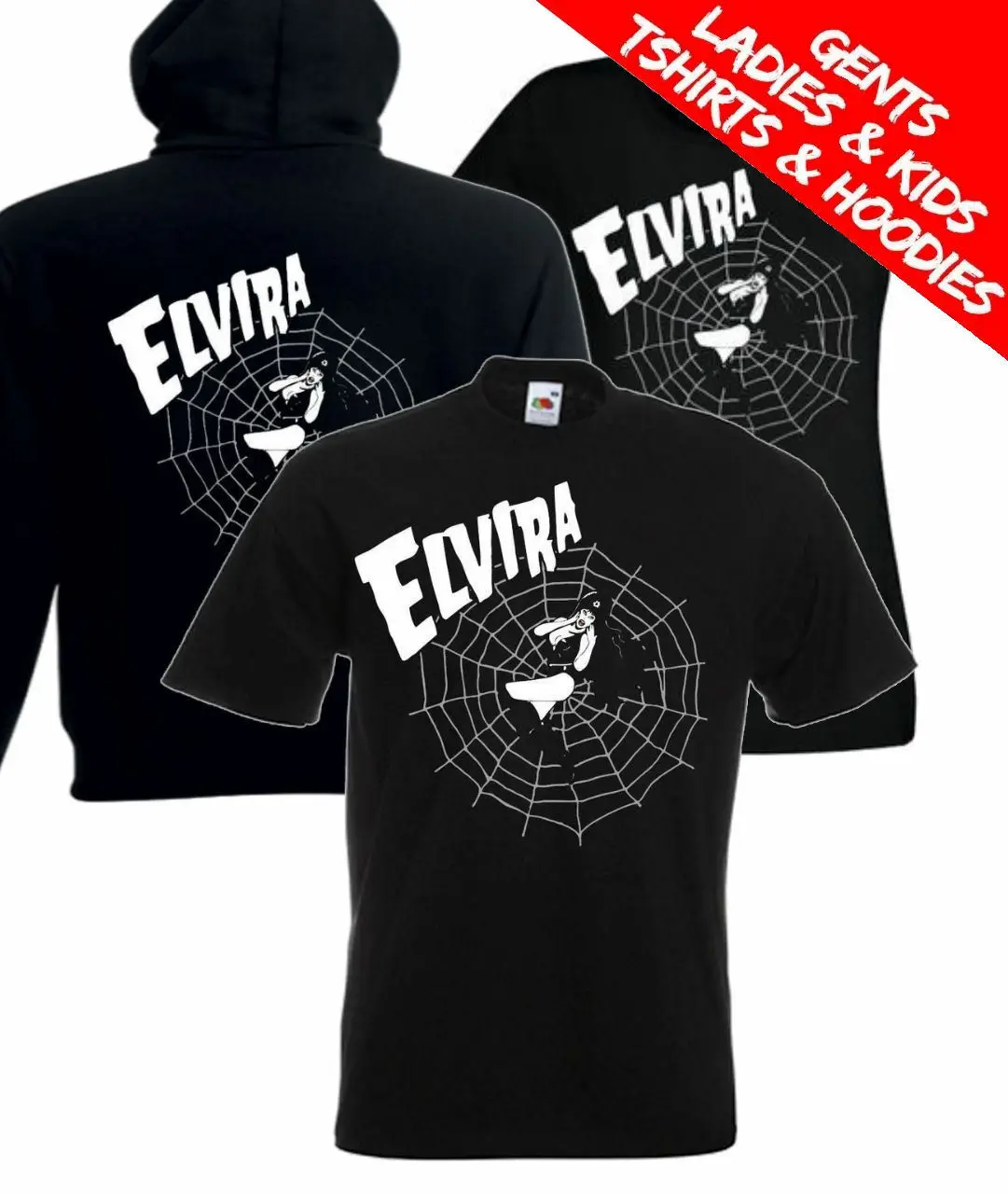 2019 крутая футболка Elvira Mistress Of The Dark Gothic Spider/толстовка с капюшоном | Мужская одежда