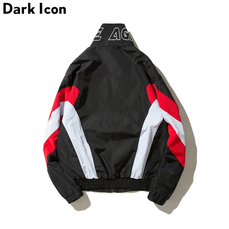 DARKICON цветной блок стоячий воротник уличная Мужская куртка 2019 Осенние