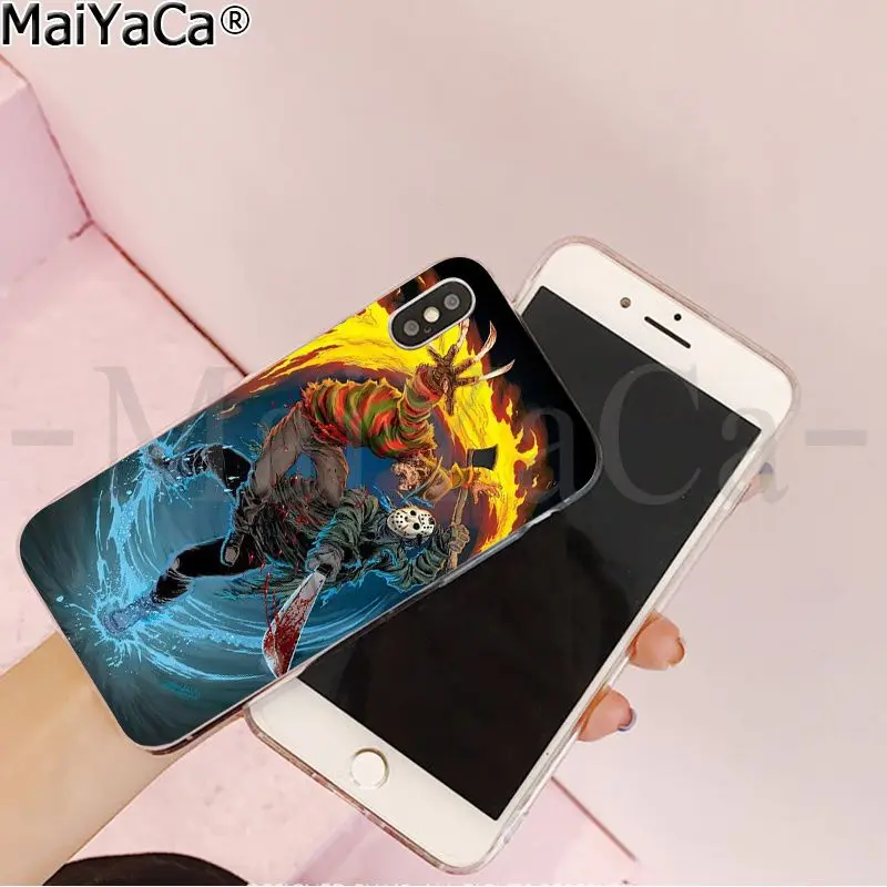 MaiYaCa Jason Voorhees Friday The 13th DIY красивый чехол для телефона, аксессуары для iPhone 8 7 6 6S Plus 5 5S SE XR X XS MAX