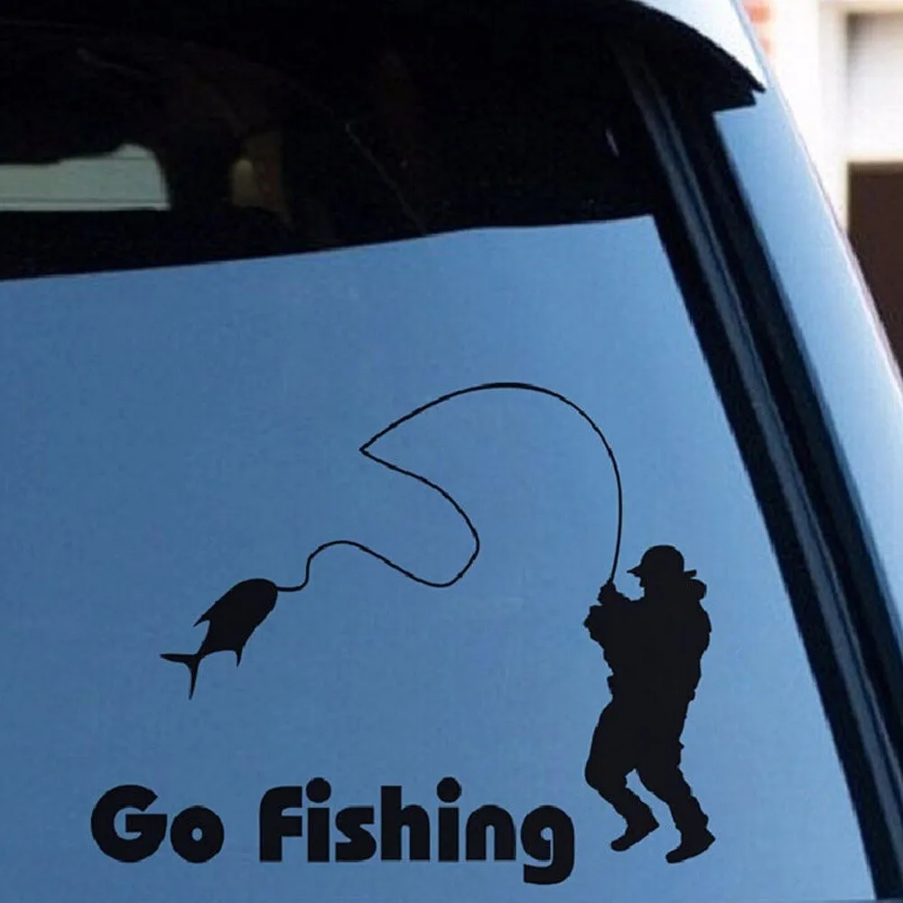1 шт. стеклянная наклейка для рыбалки ночью светоотражающие наклейки автомобиля