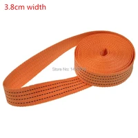 1 5inch 3 8cm 5meters thickening orange polypropylene webbing ribbon tape bias straps for bags hand made sewing accessories belt