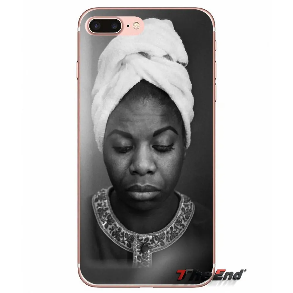 Мягкий чехол для Sony Xperia Z Z1 Z2 Z3 Z5 compact M2 M4 M5 E3 T3 XA Aqua LG G4 G5 G3 G2 Mini Nina Simone Jazz Music Singer |