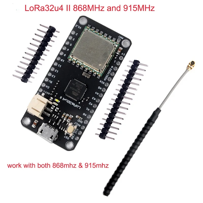 LoRa32u4 II 868 915 LoRa32u4 II Lora модуль IOT макетная плата, LiPo Atmega328 SX1276 для Arduino 868 МГц 915 МГц/433 МГц DIY0050 DIY0031 - Цвет: LoRa32u4 II 868 915
