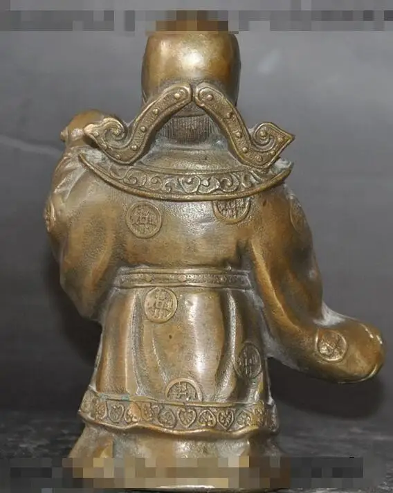 Китайская медь богатство деньги сокровище миска Фортуна маммон Бог богатая