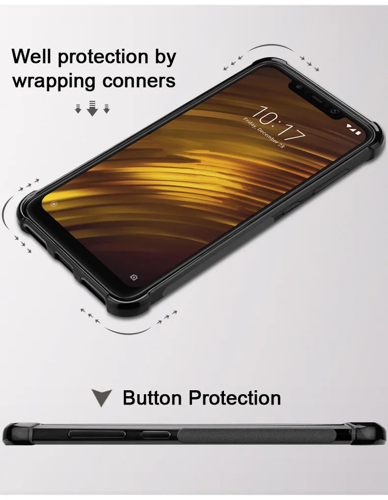 Imak Чехол из углеродного волокна для Asus Zenfone Max M2 ZB633KL мягкий чехол из термополиуретана и силикона для Asus Zenfone Max M2 ZB633KL M 2 с подушками безопасности