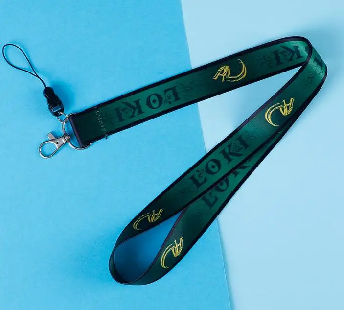 Новинка 1 шт. популярные Мстители Локи брелок значок ID карты держатели шейный